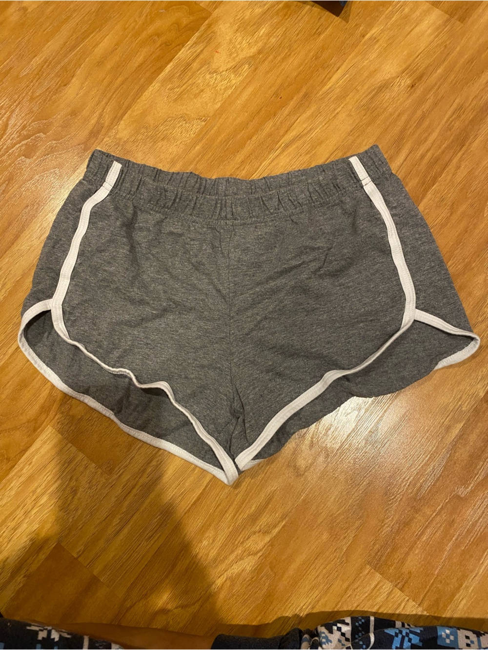 Aeropostale Gray Athletic Shorts with White Trim